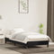 vidaXL - Bedframe - zonder - matras - 100x200 - cm - fluweel - zwart