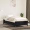 vidaXL - Bedframe - zonder - matras - 100x200 - cm - fluweel - zwart