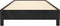 vidaXL - Bedframe - zonder - matras - 100x200 - cm - fluweel - zwart