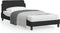 vidaXL - Bedframe - zonder - matras - 100x200 - cm - fluweel - zwart
