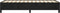 vidaXL - Bedframe - zonder - matras - 100x200 - cm - fluweel - zwart