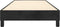 vidaXL - Bedframe - zonder - matras - 100x200 - cm - fluweel - zwart