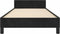 vidaXL - Bedframe - zonder - matras - 100x200 - cm - fluweel - zwart