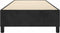 vidaXL - Bedframe - zonder - matras - 100x200 - cm - fluweel - zwart