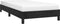 vidaXL - Bedframe - zonder - matras - 100x200 - cm - fluweel - zwart