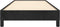vidaXL - Bedframe - zonder - matras - 100x200 - cm - fluweel - zwart