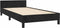 vidaXL - Bedframe - zonder - matras - 100x200 - cm - fluweel - zwart