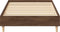 vidaXL - Bedframe - zonder - matras - 100x200 - cm - spaanplaat - bruin - eikenkleurig