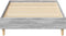 vidaXL - Bedframe - zonder - matras - 100x200 - cm - spaanplaat - grijs - sonoma