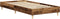 vidaXL - Bedframe - zonder - matras - 100x200 - cm - spaanplaat - bewerkt - hout