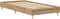 vidaXL - Bedframe - zonder - matras - 100x200 - cm - spaanplaat - artisanaal - eiken