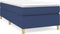 vidaXL - Bedframe - zonder - matras - 100x200 - cm - stof - blauw