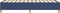 vidaXL - Bedframe - zonder - matras - 100x200 - cm - stof - blauw