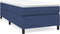 vidaXL - Bedframe - zonder - matras - 100x200 - cm - stof - blauw