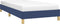 vidaXL - Bedframe - zonder - matras - 100x200 - cm - stof - blauw