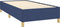 vidaXL - Bedframe - zonder - matras - 100x200 - cm - stof - blauw