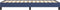 vidaXL - Bedframe - zonder - matras - 100x200 - cm - stof - blauw