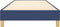 vidaXL - Bedframe - zonder - matras - 100x200 - cm - stof - blauw