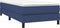 vidaXL - Bedframe - zonder - matras - 100x200 - cm - stof - blauw