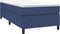 vidaXL - Bedframe - zonder - matras - 100x200 - cm - stof - blauw