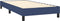 vidaXL - Bedframe - zonder - matras - 100x200 - cm - stof - blauw