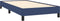 vidaXL - Bedframe - zonder - matras - 100x200 - cm - stof - blauw