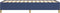 vidaXL - Bedframe - zonder - matras - 100x200 - cm - stof - blauw