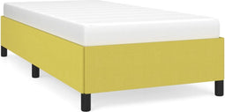 vidaXL - Bedframe - zonder - matras - 100x200 - cm - stof - groen