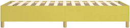 vidaXL - Bedframe - zonder - matras - 100x200 - cm - stof - groen