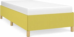vidaXL - Bedframe - zonder - matras - 100x200 - cm - stof - groen