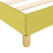vidaXL - Bedframe - zonder - matras - 100x200 - cm - stof - groen