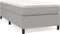 vidaXL - Bedframe - zonder - matras - 100x200 - cm - stof - lichtgrijs