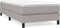 vidaXL - Bedframe - zonder - matras - 100x200 - cm - stof - lichtgrijs