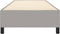 vidaXL - Bedframe - zonder - matras - 100x200 - cm - stof - lichtgrijs