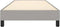 vidaXL - Bedframe - zonder - matras - 100x200 - cm - stof - lichtgrijs