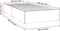 vidaXL - Bedframe - zonder - matras - 100x200 - cm - stof - lichtgrijs