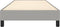 vidaXL - Bedframe - zonder - matras - 100x200 - cm - stof - lichtgrijs