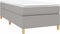 vidaXL - Bedframe - zonder - matras - 100x200 - cm - stof - lichtgrijs