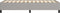 vidaXL - Bedframe - zonder - matras - 100x200 - cm - stof - lichtgrijs