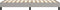 vidaXL - Bedframe - zonder - matras - 100x200 - cm - stof - lichtgrijs