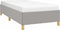 vidaXL - Bedframe - zonder - matras - 100x200 - cm - stof - lichtgrijs