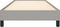 vidaXL - Bedframe - zonder - matras - 100x200 - cm - stof - lichtgrijs