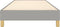 vidaXL - Bedframe - zonder - matras - 100x200 - cm - stof - lichtgrijs