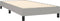 vidaXL - Bedframe - zonder - matras - 100x200 - cm - stof - lichtgrijs
