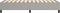 vidaXL - Bedframe - zonder - matras - 100x200 - cm - stof - lichtgrijs