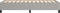 vidaXL - Bedframe - zonder - matras - 100x200 - cm - stof - lichtgrijs