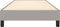 vidaXL - Bedframe - zonder - matras - 100x200 - cm - stof - lichtgrijs