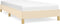 vidaXL - Bedframe - zonder - matras - 100x200 - cm - stof - crèmekleurig