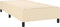 vidaXL - Bedframe - zonder - matras - 100x200 - cm - stof - crèmekleurig