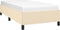 vidaXL - Bedframe - zonder - matras - 100x200 - cm - stof - crèmekleurig